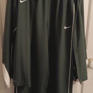 Men's Green Nike track suit